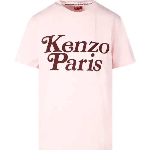 Faded Loose T-Shirt , Damen, Größe: L - Kenzo - Modalova