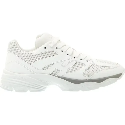 Leather Running Shoes , female, Sizes: 5 UK, 3 1/2 UK, 6 UK - Hogan - Modalova