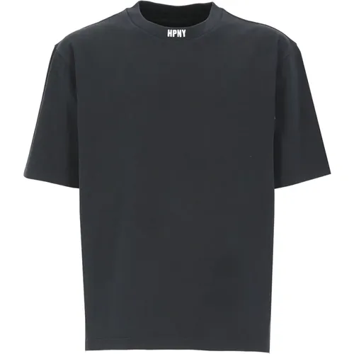 Cotton T-shirt for Men with Unique Embroidery , male, Sizes: S - Heron Preston - Modalova