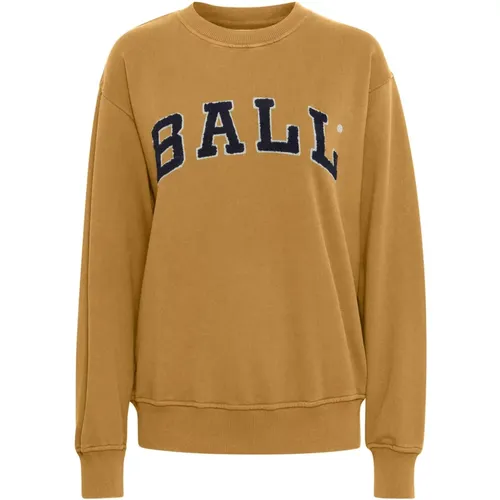 Sportlicher Deco-Sweatshirt in Cumin - Ball - Modalova