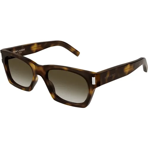 New Wave Rechteckige Sonnenbrille,Stilvolle SL 402 Sonnenbrille - Saint Laurent - Modalova
