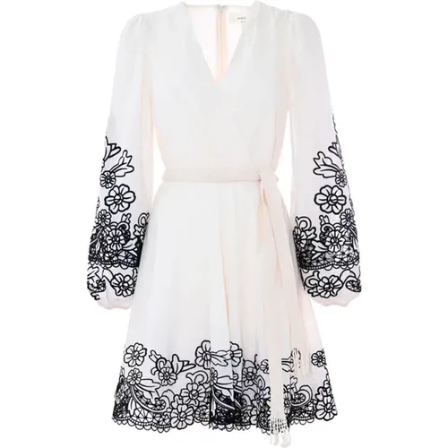 Mini Kleid in Schwarz und Weiß , Damen, Größe: S - Kocca - Modalova