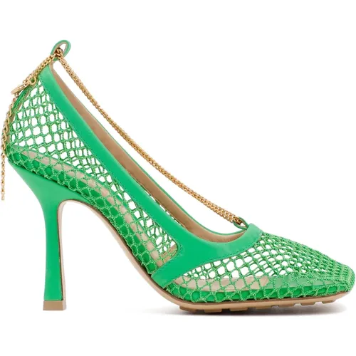 Chain Embellished Pumps , female, Sizes: 4 UK - Bottega Veneta - Modalova