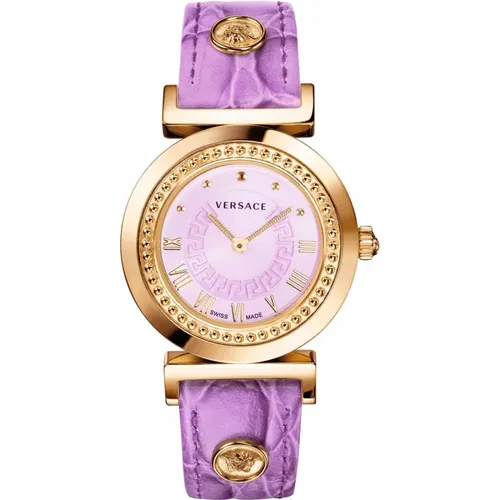 Vanity rosegold Women's Watch , female, Sizes: ONE SIZE - Versace - Modalova