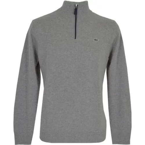 Premium Woll-Jersey Pullover , Herren, Größe: XS - Lacoste - Modalova