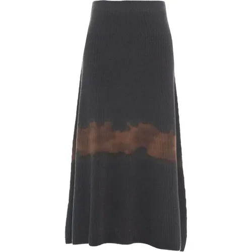 Grey Skirt Aw24 Hand Wash , female, Sizes: M, XS, S - Akep - Modalova