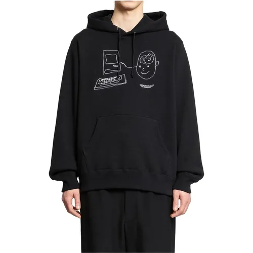 Graphic Print Hooded Sweatshirt , male, Sizes: 2XL, L, XL - Undercover - Modalova