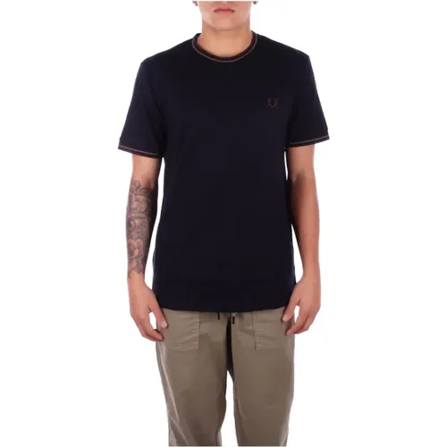 Logo Front T-Shirts und Polos , Herren, Größe: L - Fred Perry - Modalova