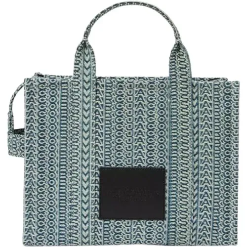 Monogram Tote Tasche in Denim - Marc Jacobs - Modalova