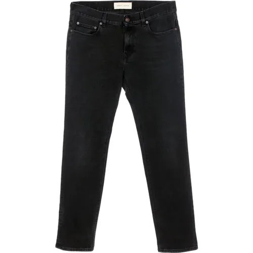 Slim-Fit 5-Pocket Schwarze Jeans - Jeanerica - Modalova