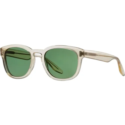 Nelson Transparent/Green Sunglasses - Barton Perreira - Modalova