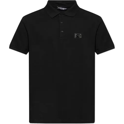 Polo mit Logo , Herren, Größe: M - Dolce & Gabbana - Modalova