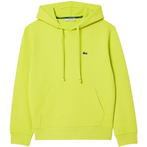 Grüner Hoodie für Frauen Aw24 , Damen, Größe: L - Lacoste - Modalova