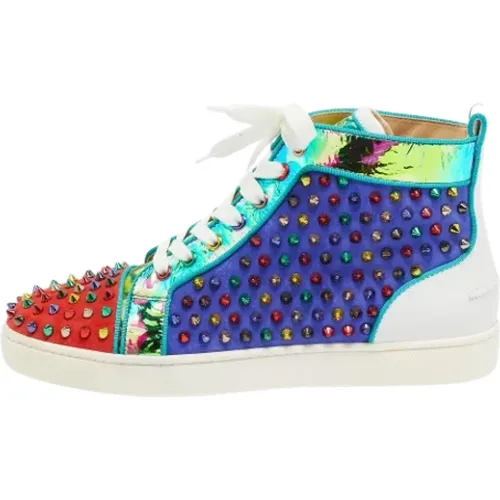 Pre-owned Leather sneakers , male, Sizes: 7 UK - Christian Louboutin Pre-owned - Modalova