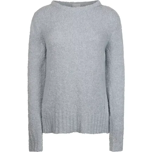 Gemütlicher Teddy Pullover | blau , Damen, Größe: 2XS - Jane Lushka - Modalova