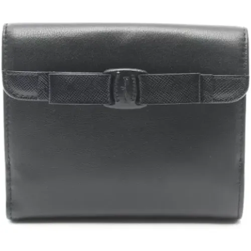 Pre-owned Leather wallets , female, Sizes: ONE SIZE - Salvatore Ferragamo Pre-owned - Modalova