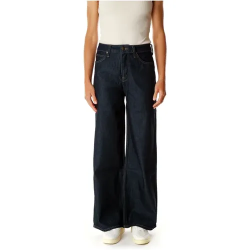 Retro Flared High Waist Jeans , Damen, Größe: W25 L31 - Lee - Modalova