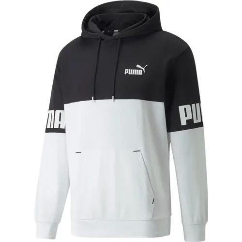 Colorblock Kapuzenpullover , Herren, Größe: S - Puma - Modalova