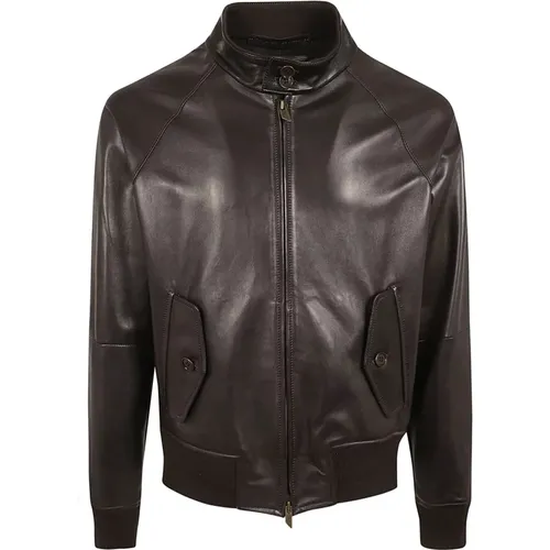 Leather Biker Jacket , male, Sizes: XL, M - Salvatore Santoro - Modalova