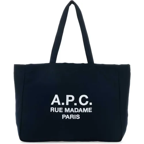 Denim Diane Shopping Bag , female, Sizes: ONE SIZE - A.p.c. - Modalova