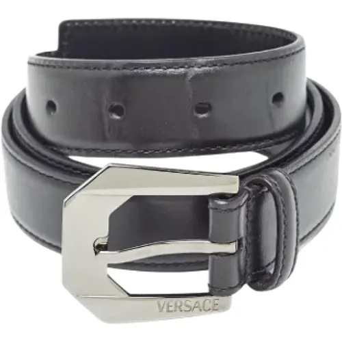 Pre-owned Leather belts , male, Sizes: ONE SIZE - Versace Pre-owned - Modalova