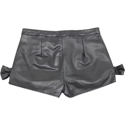 Pre-owned Leather Shorts - Valentino Vintage - Modalova