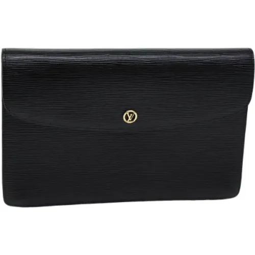 Pre-owned Leder clutches , Damen, Größe: ONE Size - Louis Vuitton Vintage - Modalova