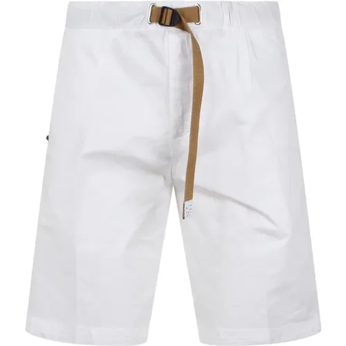 Sand , Stretch Cotton Shorts , male, Sizes: L, XL, XS, S - White Sand - Modalova