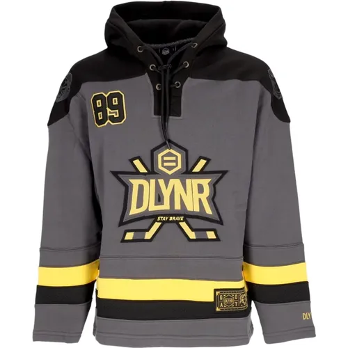 Goat Hockey Hoodie Grau , Herren, Größe: M - Dolly Noire - Modalova