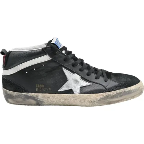 Mid Star Sneakers , male, Sizes: 9 UK - Golden Goose - Modalova