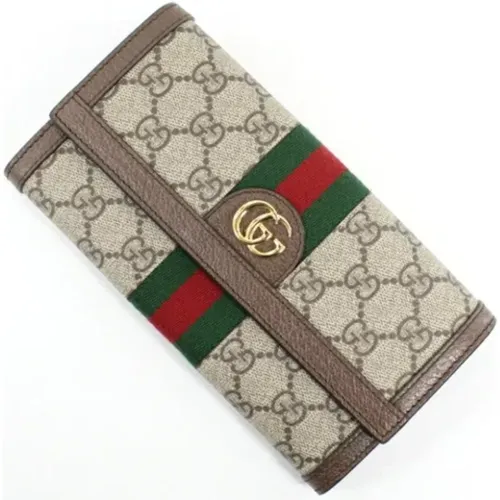 Pre-owned Leder portemonnaies - Gucci Vintage - Modalova