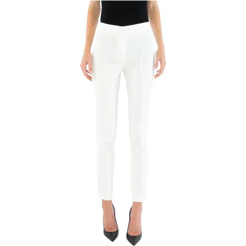 High Waist Slim Fit Trousers , female, Sizes: L, XS - Doris S - Modalova