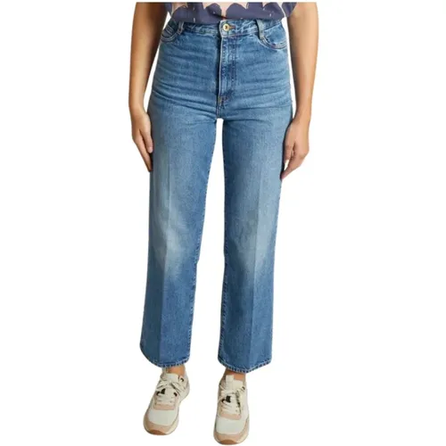 Jeans mit hoher Taille und Knopfverschluss - Sessun - Modalova