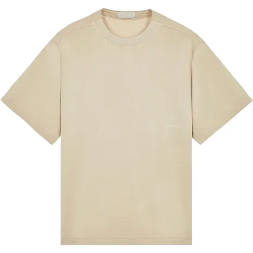 Ghost T-Shirt in Urbaner Stil , Herren, Größe: L - Stone Island - Modalova