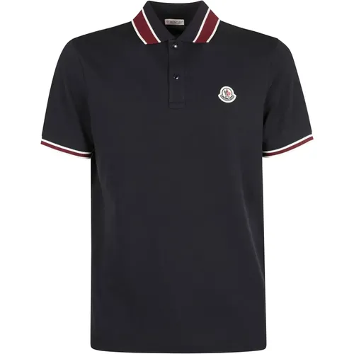 Klassisches Polo Shirt , Herren, Größe: M - Moncler - Modalova