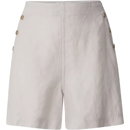 Fluid Linen Shorts , female, Sizes: L - Busnel - Modalova