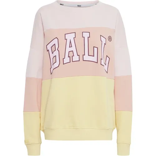 J. Robinson Multi Sweatshirt Candy Pink , Damen, Größe: XL - Ball - Modalova