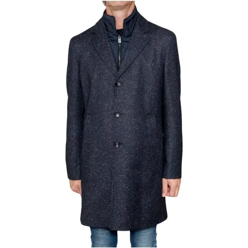 Wool Coat Windproof Front Panel , male, Sizes: M, 2XL, L - Hugo Boss - Modalova