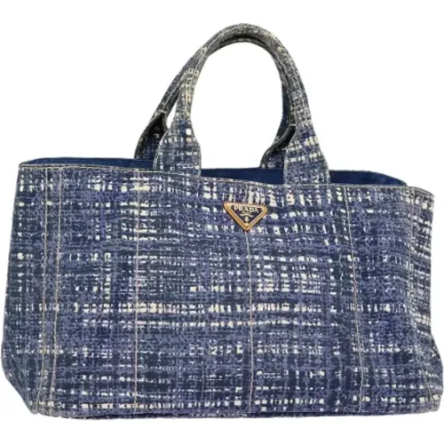 Pre-owned Canvas handbags , female, Sizes: ONE SIZE - Prada Vintage - Modalova