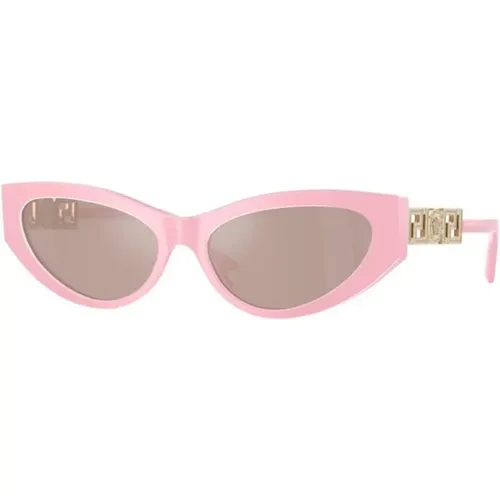 Mirror Sunglasses , unisex, Sizes: 56 MM - Versace - Modalova