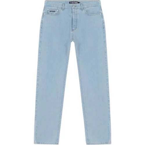 Celeste Regular Denim Straight Jeans , male, Sizes: W33, W36, W28, W34, W32, W31, W30 - Iuter - Modalova