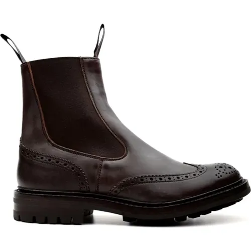 Henry Leather Boots , male, Sizes: 6 UK, 6 1/2 UK, 9 UK - Tricker's - Modalova