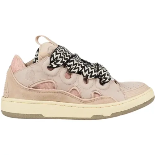 S Inspired Multimaterial Sneaker , female, Sizes: 7 UK, 5 UK - Lanvin - Modalova