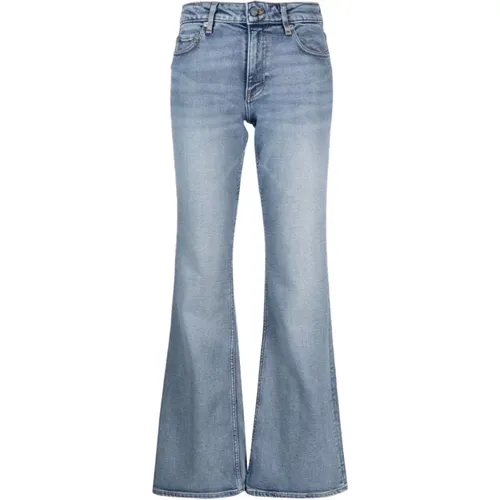 Flared Jeans , female, Sizes: W29, W27 - Ganni - Modalova