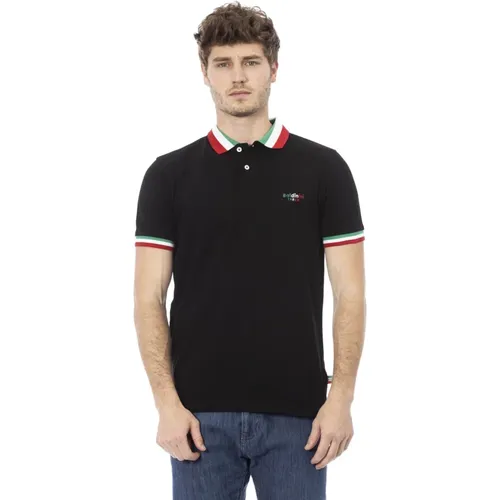 Tricolor Polo-Shirt mit Kurzen Ärmeln - Baldinini - Modalova