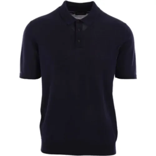 Cotton Polo Shirt by , male, Sizes: L, 2XL, M, S - Roberto Collina - Modalova