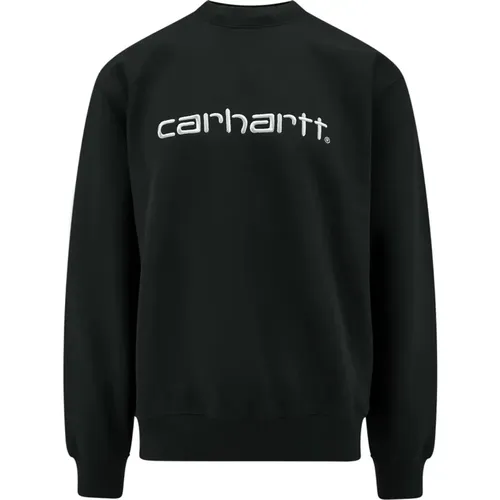 Sweatshirt mit Logo-Stickerei , Herren, Größe: XL - Carhartt WIP - Modalova