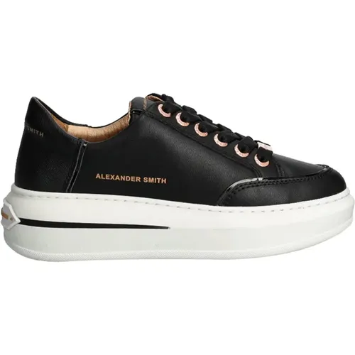 Schwarze Donna Lancaster Sneakers , Damen, Größe: 39 EU - Alexander Smith - Modalova