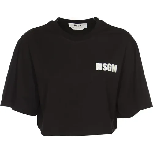 T-shirts and Polos , female, Sizes: XS - Msgm - Modalova