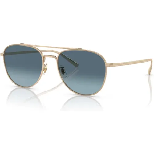 Stylish 'Rivetti' Sunglasses in Gold , unisex, Sizes: L - Oliver Peoples - Modalova